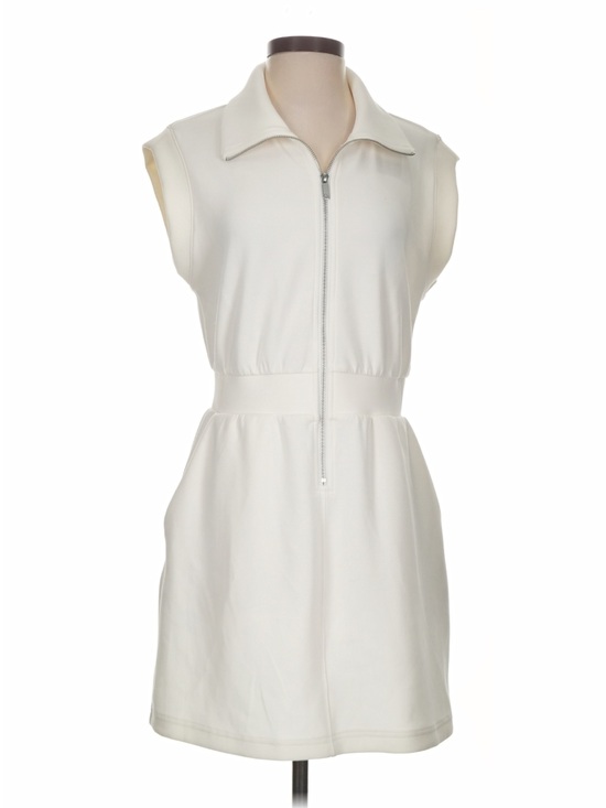 CALIA by Carrie Underwood Dresses & Skirts - Sleeveless White Zip-Front Dress